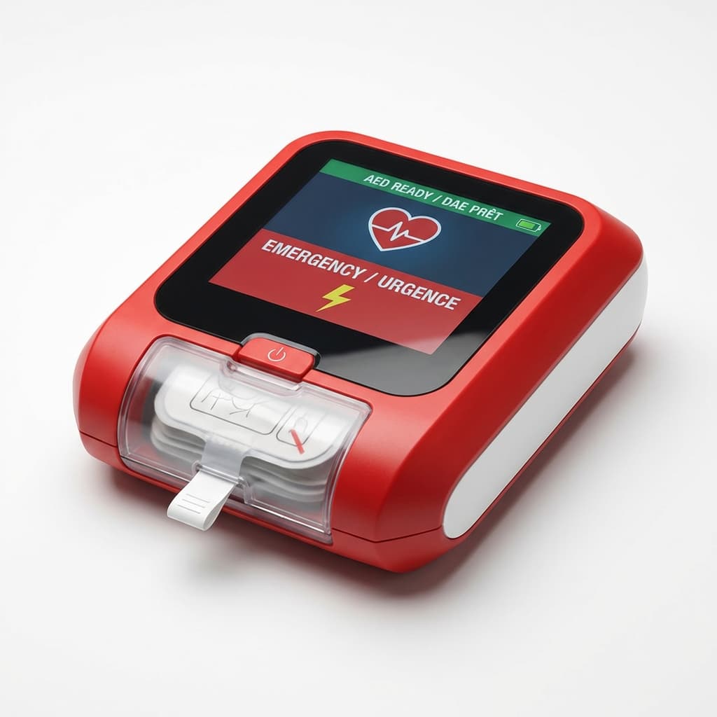 Defibrillateur automatique pour entreprises et ERP